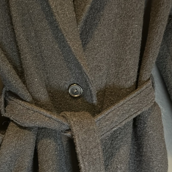 J.Crew boiled wool wrap coat - Picture 3 of 5